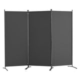 VEVOR Room Divider, 3 Panel Room Dividers and Folding Privacy Screens, Fabric Partition Room Dividers for Office, Bedroom, Dining Room, Study, Freestanding, Gray VEVOR