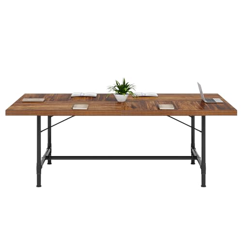 LITTLE TREE 6FT Conference Table, Rectangle 70.8" W x 35.4" D Meeting Table, Seminar Table for Office Conference Room LITTLE TREE