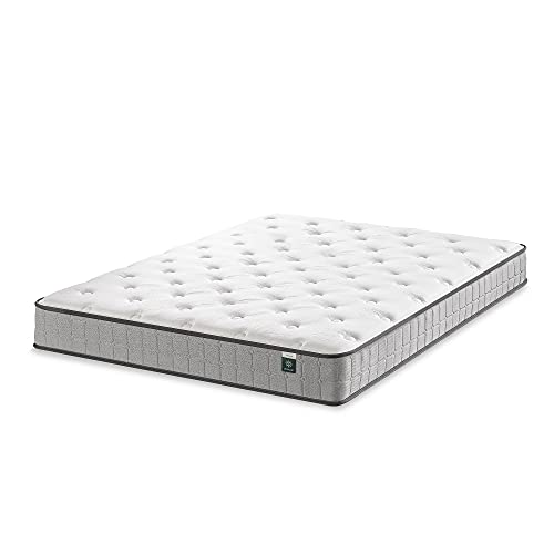 ZINUS 8 Inch Comfort Support Cooling Gel Hybrid Mattress, Full, Tight Top Innerspring Mattress, Motion Isolating Pocket Springs, Mattress in A Box