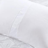 Comfort Spaces Twin/Twin XL Comforter Set for College Ogee Ruched Crinkle Texture Breathable Comforter Set Twin Dorm All Season Lightweight Bedding Set Shabby Chic Décor Pilow White 3 Piece Comfort Spaces