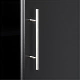 Prepac Elite Functional 4-Piece Garage Cabinets and Storage System Set F, Simplistic Garage Closet Shop Cabinets 16" D x 64" W x 89" H, Black, BRSX-1015-4M Prepac