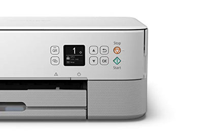 Canon PIXMA TS5320 All in One Wireless Printer, Scanner, Copier with AirPrint, White, Works with Alexa