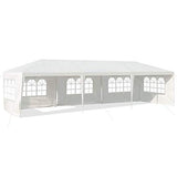 Tangkula 10' x 30' Party Tent, Portable Outdoor Tent with 5 Removable Sidewalls, and Connection Stakes, Ropes, Suitable for BBQ, Beach, Garden and Outdoor Events, Wedding Tent, White Tangkula