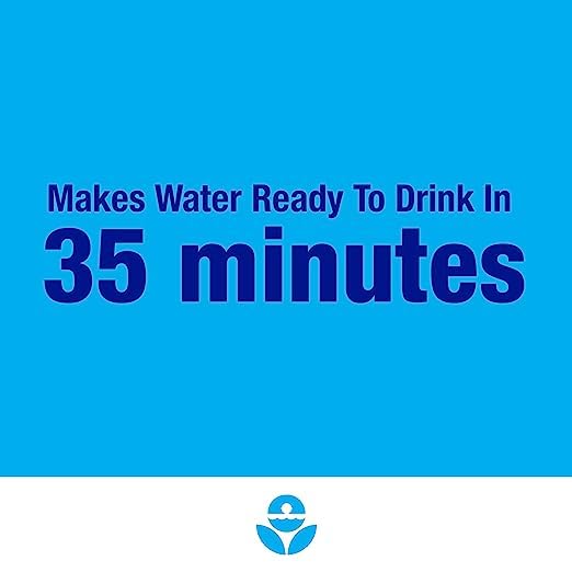 Potable Aqua Water Purification Tablets, Portable and Effective Water Purification Solution for Camping, Hiking, Emergencies, Natural Disasters and International Travel, Two 50ct Bottles, Blue potable aqua