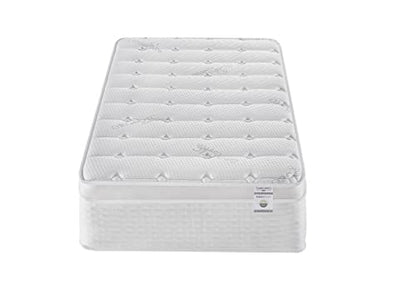 Oliver & Smith Twin Mattress- 14 Inch Hybrid Twin Size Mattress with Pocketed Coil Spring with High Density & Comfort Cold Foam- Eco-Friendly, Breathable Mattress Twin Size- Firm Mattress