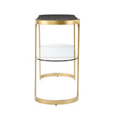 SEI Furniture 49 inches Long Otsento Console Table, Hall Room Entryway with Open Concept Living Space Contemporary Style, Black SEI Furniture