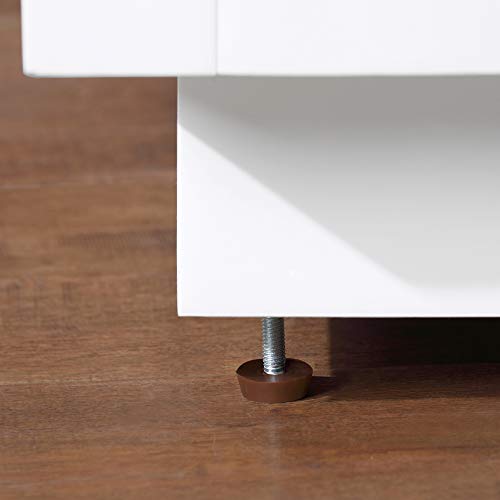 OVE Decors Bathroom Vanity with Black Hardware and Power Bar in White Finish, 60 inches OVE Decors