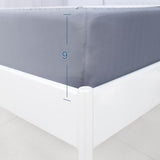 Twin Size Box Spring Cover with Smooth and Elastic Woven Material, Alternates for Bed Skirt, Wrinkle & Fading Resistant, Washable, Dustproof SPRINGSPIRIT