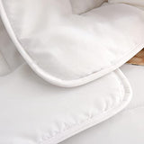 STARSTAR Bed Alternative Comforters for Home, Hotel, All Season Duvet Insert Filling Polyester, Fabric Microfiber Breathable Comforter Solid White (Full) STARSTAR