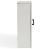 Pemberly Row Modern Wood Medicine Cabinet with Shelves in Vintage White Pemberly Row