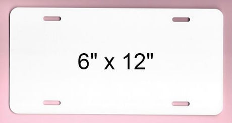 Sublimation License Plate Blanks - Pack of 5 - Triple UV Coated .025" Thick IAWOAVinyl
