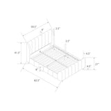 Little Seeds Valentina Kids' Full Upholstered Bed, Pink Velvet Little Seeds