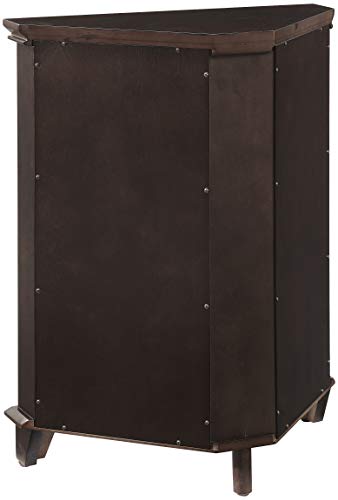 Crosley Furniture Lydia Corner Cabinet, Espresso - WoodArtSupply