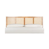 Safavieh Home Collection Vienna Natural Cane King Headboard Platform Safavieh