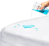 DMI Waterproof Mattress Protector, Mattress Pad/Cover, Bed Pad and Cover, Contoured Fitted Sheet, Queen (Packaging May Vary) DMI