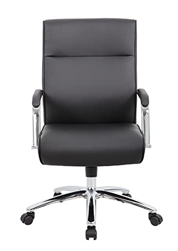 Boss Office Products (BOSXK Modern Executive Conference Chair, Black, B696C-BK Boss Office Products