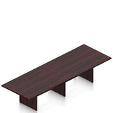 Offices To Go 12 FT Contemporary Rectangular Conference Room Table in (American Mahogany) Offices To Go