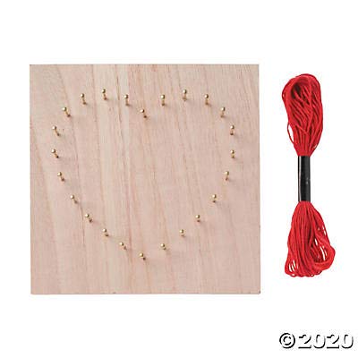 String Art Craft Kits - Crafts for Kids and Fun Home Activities (Heart) Fun Express