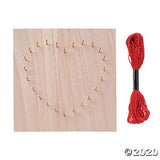 String Art Craft Kits - Crafts for Kids and Fun Home Activities (Heart) Fun Express