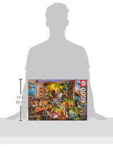 Educa - Entering The Bedroom - 6000 Piece Jigsaw Puzzle - Puzzle Glue Included - Completed Image Measures 61.5" x 42.25" - Ages 14+ (17679) Educa