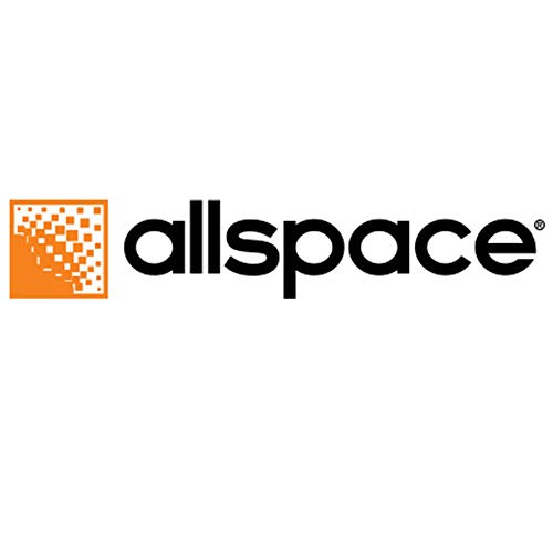 AllSpace 3 Doors, Grey Metal Storage Locker, Slim Organizer Steel Cabinet, Lockable, 39" Height, Stackable for Home, Office, Gym, Kids Room 450112ET, Black Allspace