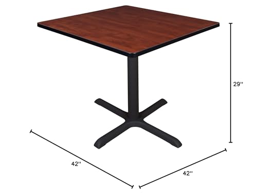 Cain 42" Square Breakroom Table- Cherry Regency