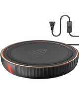 HouseGem Large Candle Warmer Plate - Coffee Cup Mug Warmer for Desk, Candle Melter, Electric Mug Heater for Beverages, Milk & Tea, Coffee Accessories Ideal Gifts Keep Cup Warm (Black) House Gem