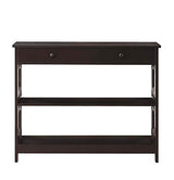 Convenience Concepts Omega 1 Drawer Console Table, Espresso Convenience Concepts