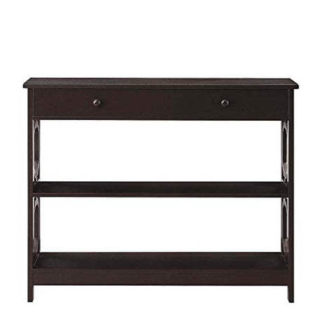 Convenience Concepts Omega 1 Drawer Console Table, Espresso Convenience Concepts