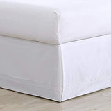 Tommy Bahama - King Bedskirt, Soft Cotton Bedding, Coastal Inspired Room Essentials (Solid Pleated White, King) Tommy Bahama
