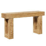 LITTLE TREE 63 Inches Long Console Table for Entryway, Sofa Table Behind Couch, Wooden Entry Table Foyer Hallway Table, Industrial Console Sofa Table for Living Room, Oak Color LITTLE TREE