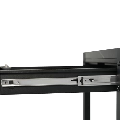 MyVoice End Table with Hidden Storage - Concealment Side Table with Fingerprint Lock, Steel Nightstand for Living Room, Bedroom, Quick-Access (Wood) MyVoice