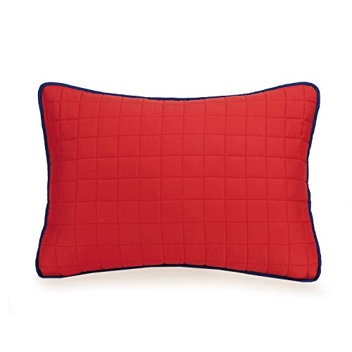 URBAN PLAYGROUND All Seasons Ayer Red Quilt Set - 2 Piece Soft Brushed Microfiber Kids Bedding Set for Boys/Girls - Machine Washable (Twin) URBAN PLAYGROUND
