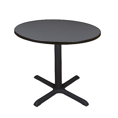 Cain 42" Round Breakroom Table- Grey Regency Seating