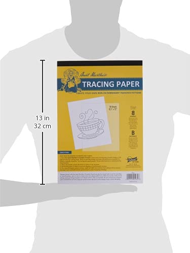 Aunt Martha's Create Your Own Iron-On Pattern Kit,Yellow,8 inch x 11 inch Aunt Martha's