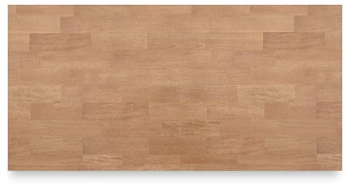 Signature Design by Ashley Gesthaven Farmhouse Counter Height Dining Table with 3 Shelves and Trestle Base, Light Brown & White Signature Design by Ashley