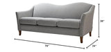 Jennifer Taylor Home Julian Sofa, Light Grey Jennifer Taylor Home
