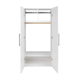 Prepac HangUps Wardrobe Storage Cabinet, 20"D x 36"W x 72"H, White Prepac