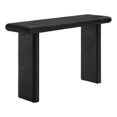 Modway EEI-6577-BLK Relic Concrete Textured Console Table, Black Modway