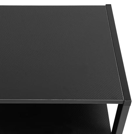 lxrnqcey 3-Tier AV Media Stand, Audio-Video Media Stand with Wheels, Stereo Cabinet, Modern Stereo Cabine, Game Console Shelf, Corner Shelf for Record Player Audio Rack Tower (3-Tier) lxrnqcey
