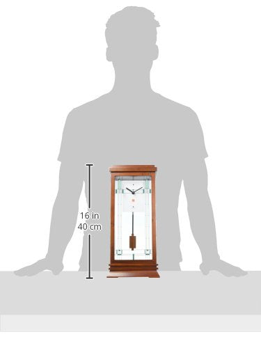 Bulova B1839 Wilits Frank Lloyd Wright Mantel Clock Bulova