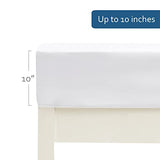 Cot Sheets 31" x 75"(2 Pack), Cot Fitted Sheet Ultra Soft and Breathable Snug Fit for Narrow Twin Mattress/Camp Bunk Beds/RVs Bunk/Guest Beds/Army Cots/Trifold Mattress Grey and White, Cover Only Moonsea