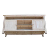 International Concepts TV Stand with 2 Doors, 1 Shelf and 2 Cabinets IC International Concepts