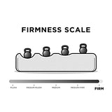 DHP Andora 76 Inch Futon Sofa Bed in Faux Leather, Modern Upholstered Couch Sleeper with Button Tufted Back and Seat, White DHP