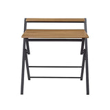 Ball & Cast Folding Computer Desk Foldable Laptop Table 2 Tiers, 32" W, Natural Ball & Cast