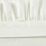 Lush Decor Reyna Ruffle Cotton Duvet Cover Set 3 Piece Set Full/ Queen, White - Queen Size Bedding Set - White Duvet Queen- Ruffled Bedding - Coquette Decor Lush Decor