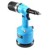 VEVOR Air Riveter, Pneumatic Air Riveter, 20.2KN Pulling Force Pop Rivet Gun Tool Kit, Heavy Duty Air Hydraulic Rivet Gun for Mechanic Tool, Construction, Home Improvement - With 13 Size Nose Pieces VEVOR