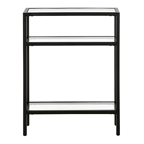 Henn&Hart 22" Wide Rectangular Console Table in Blackened Bronze, Entryway Table, Accent Table for Living Room, Hallway Henn&Hart