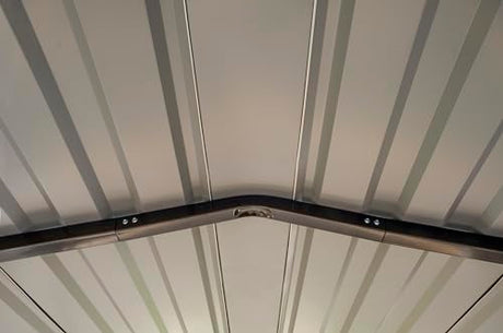 Arrow Carports Galvanized Steel Carport, Full-Size Metal Carport Kit, 12' x 29' x 9', Charcoal Arrow