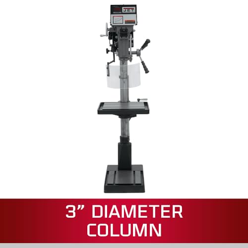 JET 15-Inch Variable-Speed Drill Press, 1 HP, 3Ph 220/440V (‎J-A5818) Jet